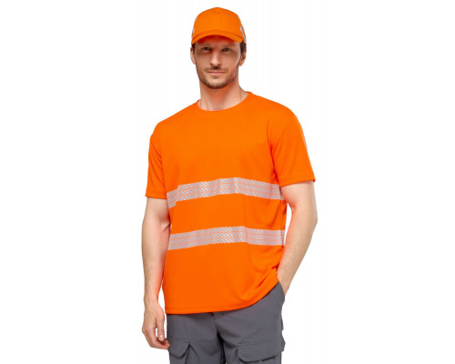 Футболка сигнальная "Флинт" фл.-оранжевая